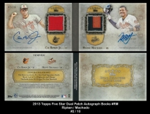 2013 Topps Five Star Dual Patch Autograph Books #RM