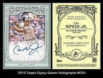 2013 Topps Gypsy Queen Autographs #CRJ