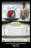 2013 Topps Tier One Autograph Relics #CRJ