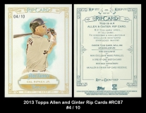 2013 Topps Allen and Ginter Rip Cards #RC87