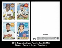 2013 Topps Archives Four-In-One #GBRS
