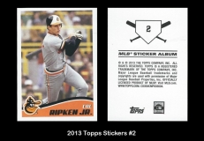 2013 Topps Stickers #2