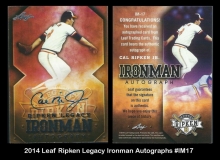 2014 Leaf Ripken Legacy Ironman Autographs #IM17