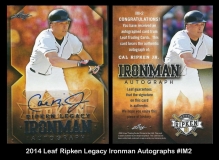2014 Leaf Ripken Legacy Ironman Autographs #IM2