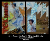 2014 Topps High Tek '00 TEKtonics Diffractor Autographs ##TDCR