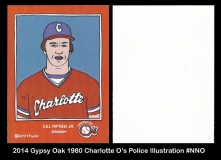 2014 Gypsy Oak 1980 Charlotte O's Police Illustration #NNO