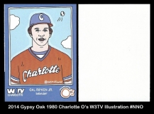 2014 Gypsy Oak 1980 Charlotte O's W3TV Illustration #NNO