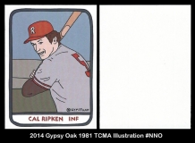2014 Gypsy Oak 1981 TCMA Illustration #NNO