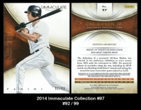 2014 Immaculate Collection #97