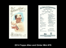 2014 Topps Allen and Ginter Mini #76