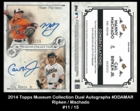 2014 Topps Museum Collection Dual Autographs #DDAMAR