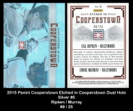 2015 Panini Cooperstown Etched in Cooperstown Dual Holo Silver #5