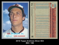 2015 Topps Archives Silver #24