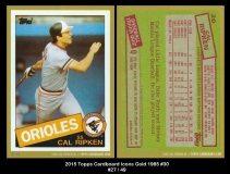 2015 Topps Cardboard Icons Gold 1985 #30
