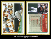 2015 Topps Cardboard Icons Gold 1994 #200
