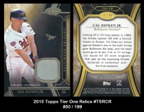 2015 Topps Tier One Relics #TSRCR