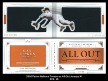 2016 Panini National Treasures All Out Jerseys #1