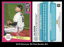 2016 Donruss '82 Pink Border #41