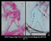2016 Topps High Tek Printing Proofs Magenta #HTCR