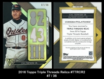 2016 Topps Triple Threads Relics #TTRCR2