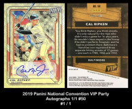 2019-Panini-National-Convention-VIP-Party-Autographs-1of1-50