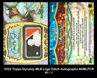 2022-Topps-Dynasty-MLB-Logo-Patch-Autographs-AMLPCR