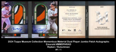 2024-Topps-Museum-Collection-Momentous-Material-Dual-Player-Jumbo-Patch-Autographs-Emerald-MMDPARAD