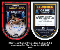 2025-Topps-Cosmic-Chrome-Launched-into-Orbit-Autographs-Red-Flare-Refractors-LIOACR