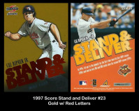 1997-Score-Stand-and-Deliver-23-Gold-with-Red-Letters