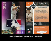 2004-Leaf-Limited-Threads-MLB-Logo-206