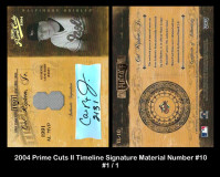 2004-Prime-Cuts-II-Timeline-Signature-Material-Number-10