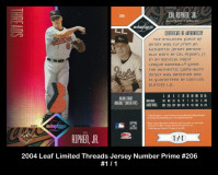 2004-Leaf-Limited-Threads-Jersey-Number-Prime-206