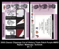 2005-Classic-Clippings-Cut-of-History-Triple-Patch-Purple-MRS