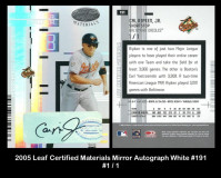 2005-Leaf-Certified-Materials-Mirror-Autograph-White-191