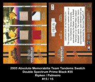 2005-Absolute-Memorabilia-Team-Tandems-Swatch-Double-Spectrum-Prime-Black-35