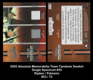 2005-Absolute-Memorabilia-Team-Tandems-Swatch-Single-Spectrum-35