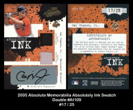 2005-Absolute-Memorabilia-Absolutely-Ink-Swatch-Double-AI109