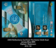 2005-Reflections-Cut-From-The-Same-Cloth-Dual-Jersey-Blue-RR