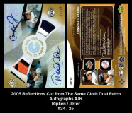 2005-Reflections-Cut-From-The-Same-Cloth-Dual-Patch-Autographs-JR