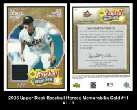2005-Upper-Deck-Baseball-Heroes-Memorabilia-Gold-11