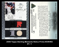 2006-Topps-Sterling-Moments-Relics-Prime-CRHR02