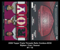 2006-Topps-Triple-Threads-Relic-Combos-230