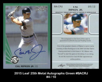 2015-Leaf-25th-Metal-Autographs-Green-BACRJ