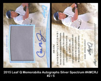 2015-Leaf-Q-Memorabilia-Autographs-Silver-Spectrum-ACRJ