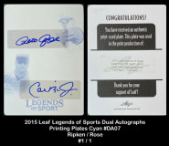 2015-Leaf-Legends-of-Sports-Dual-Autographs-Printing-Plates-Cyan-DA04