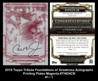 2016-Topps-Tribute-Foundations-of-Greatness-Autographs-Printing-Plates-Magenta-THENCR