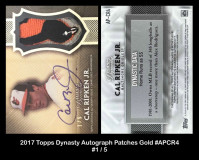 2017-Topps-Dynasty-Autograph-Patches-Gold-APCR4
