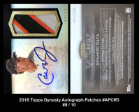 2018-Topps-Dynasty-Autograph-Patches-APCR5