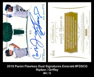 2018-Panini-Flawless-Dual-Signatures-Emerald-FDSCG