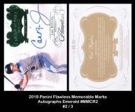 2018-Panini-Flawless-Memorable-Marks-Autographs-Emerald-MMCR2